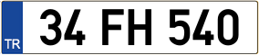 Truck License Plate